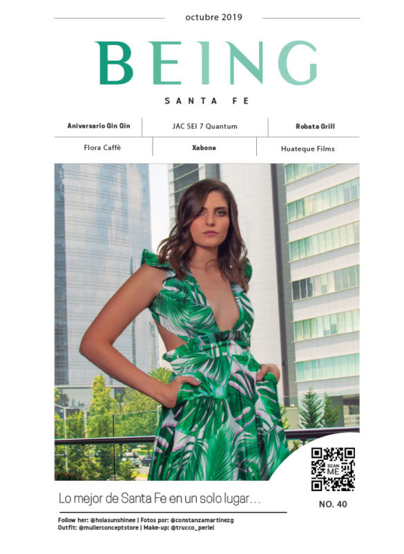 artículo de la marca xabone para la revista being